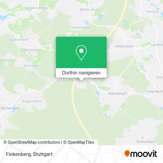 Finkenberg Karte