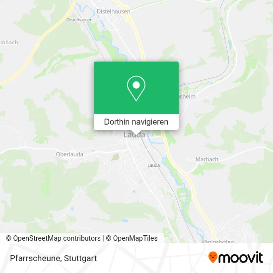 Pfarrscheune Karte
