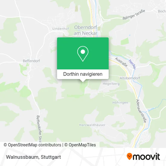Walnussbaum Karte