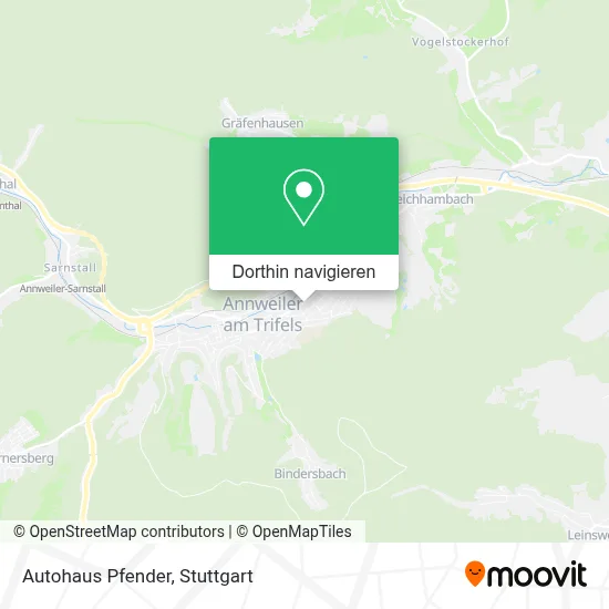 Autohaus Pfender Karte