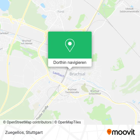Zuegellos Karte