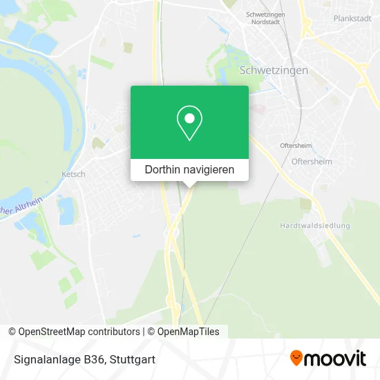 Signalanlage B36 Karte