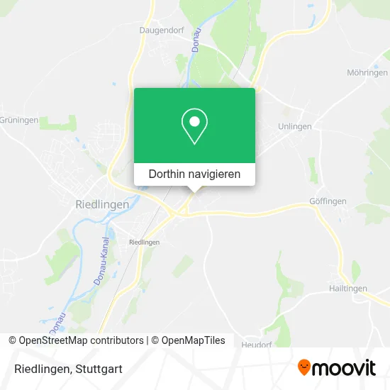 Riedlingen Karte