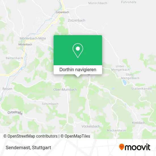 Sendemast Karte