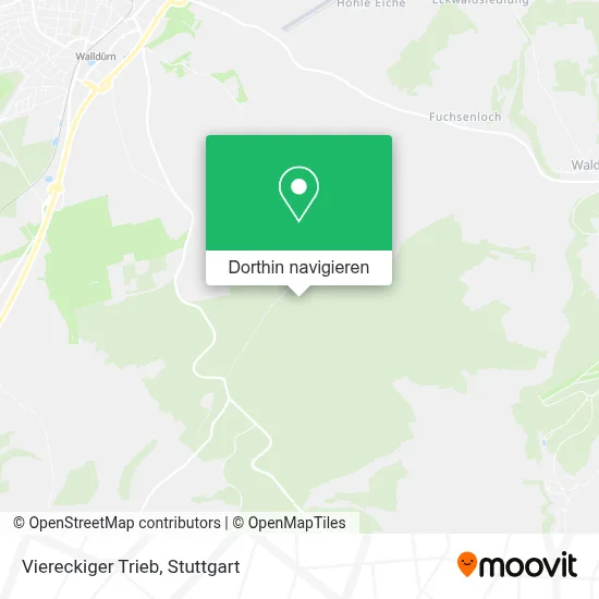 Viereckiger Trieb Karte