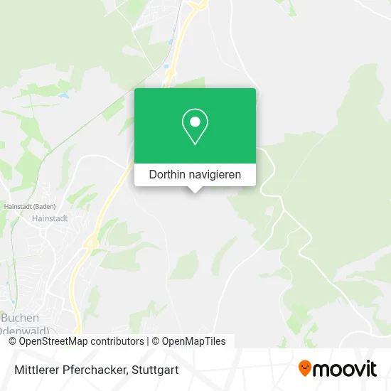 Mittlerer Pferchacker Karte