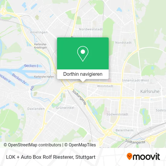 LOK + Auto Box Rolf Riesterer Karte