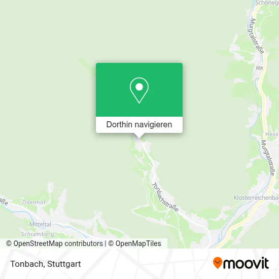 Tonbach Karte