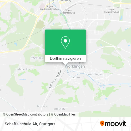 Scheffelschule Alt Karte