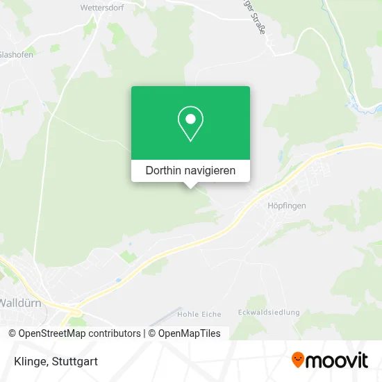 Klinge Karte