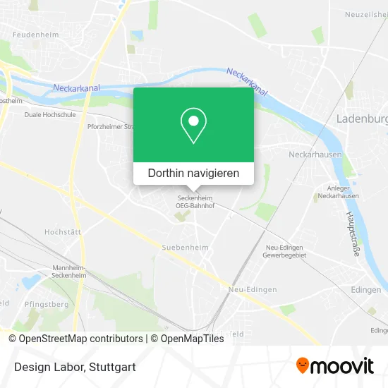 Design Labor Karte