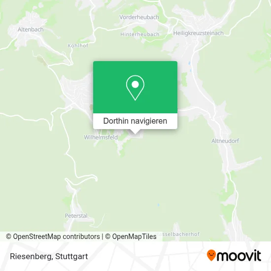Riesenberg Karte