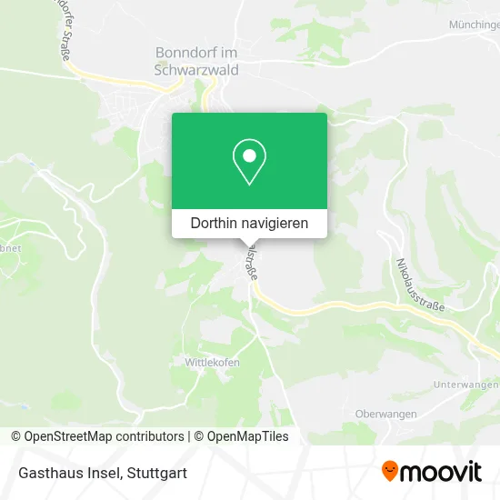 Gasthaus Insel Karte