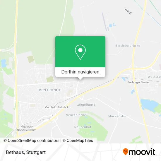 Bethaus Karte