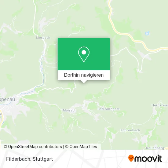 Filderbach Karte
