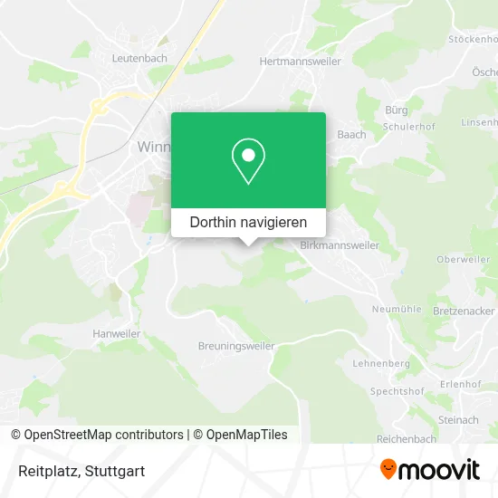 Reitplatz Karte