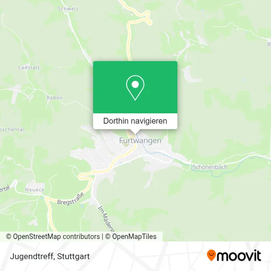 Jugendtreff Karte