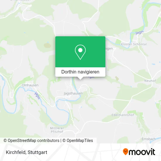 Kirchfeld Karte