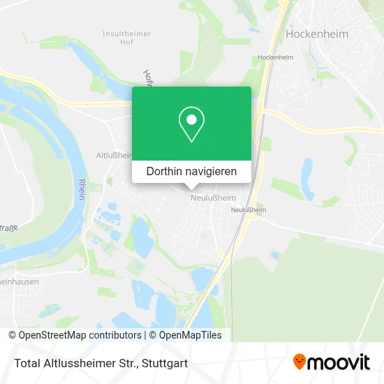 Total Altlussheimer Str. Karte