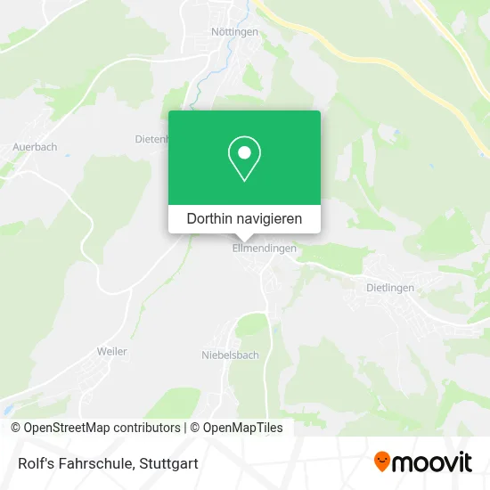 Rolf's Fahrschule Karte