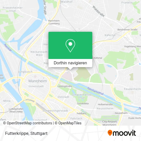 Futterkrippe Karte