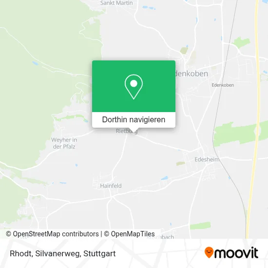 Rhodt, Silvanerweg Karte