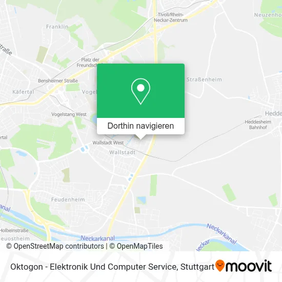 Oktogon - Elektronik Und Computer Service Karte