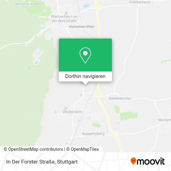 In Der Forster Straße Karte