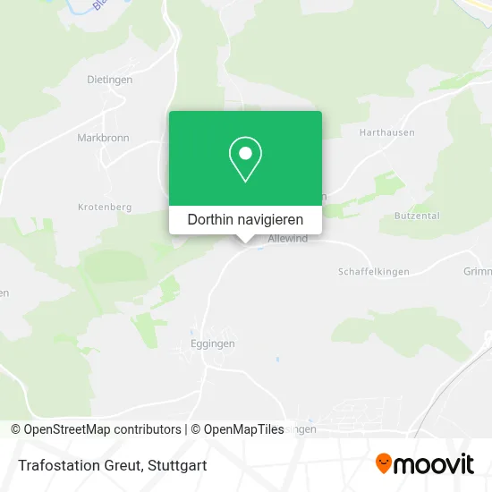 Trafostation Greut Karte