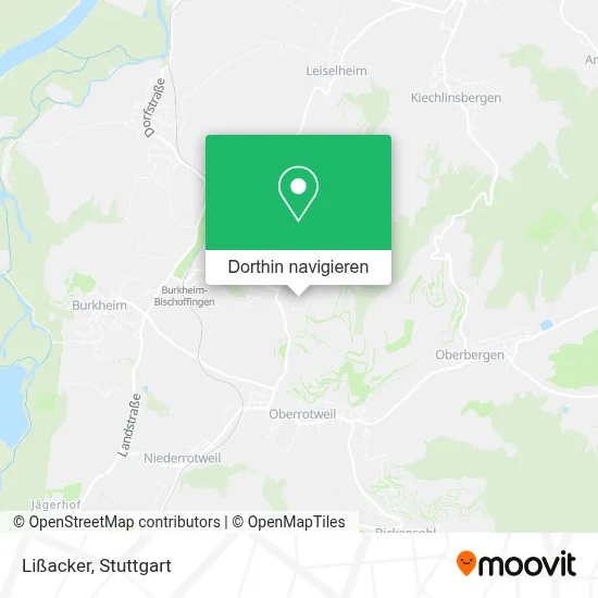 Lißacker Karte
