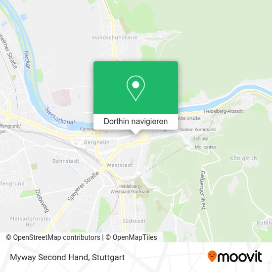Myway Second Hand Karte