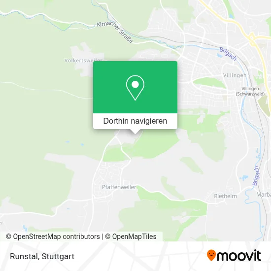 Runstal Karte