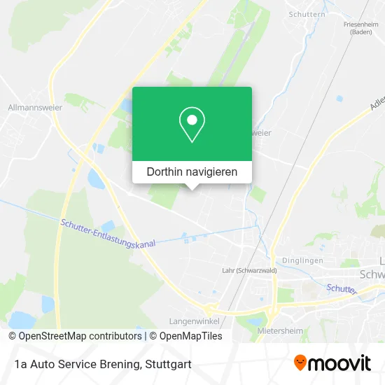 1a Auto Service Brening Karte