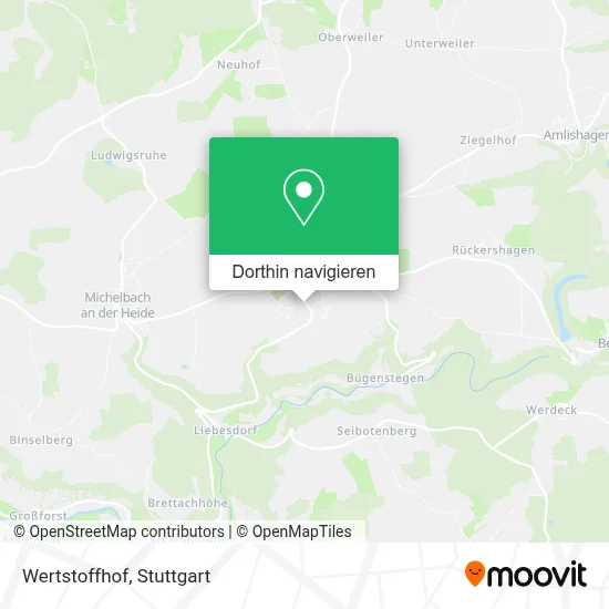 Wertstoffhof Karte