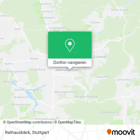 Rathausbäck Karte