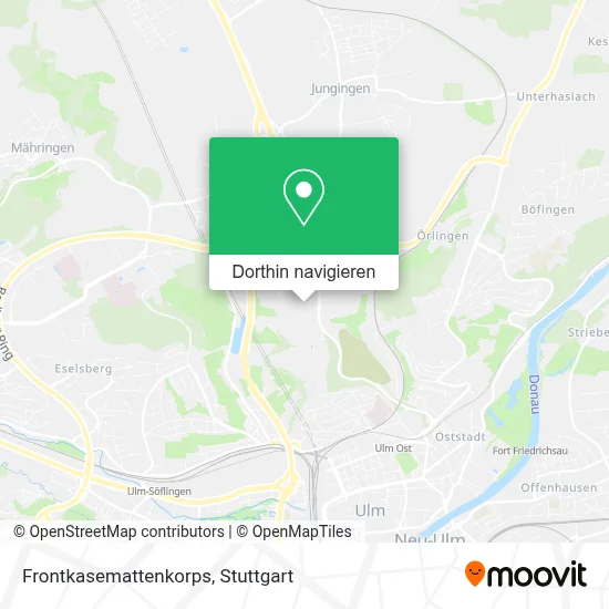 Frontkasemattenkorps Karte