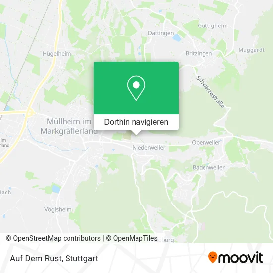 Auf Dem Rust Karte