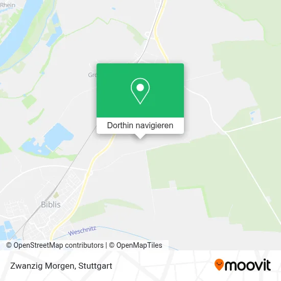 Zwanzig Morgen Karte