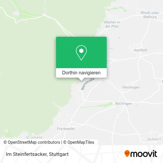 Im Steinfertsacker Karte