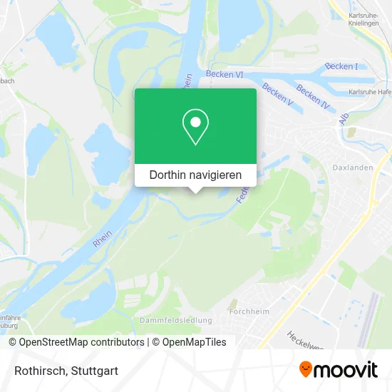 Rothirsch Karte