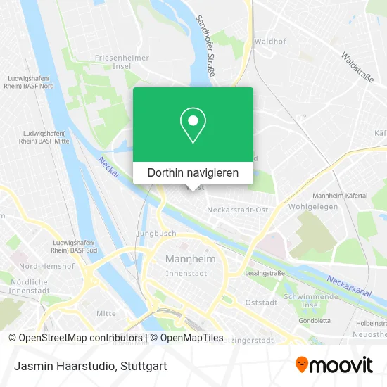 Jasmin Haarstudio Karte