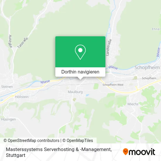 Masterssystems Serverhosting & -Management Karte
