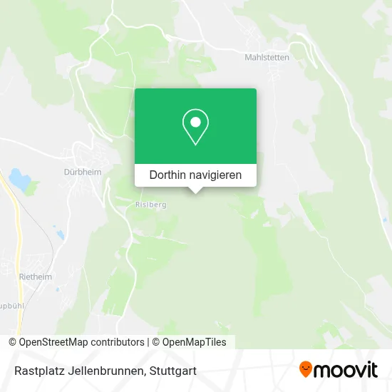 Rastplatz Jellenbrunnen Karte