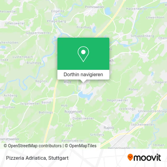 Pizzeria Adriatica Karte