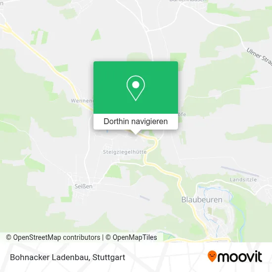 Bohnacker Ladenbau Karte