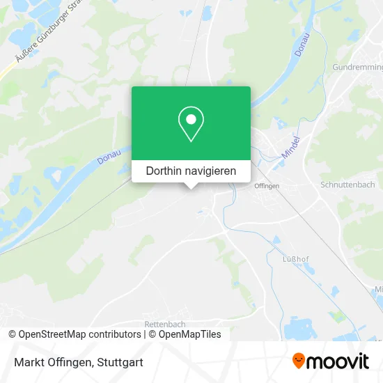 Markt Offingen Karte