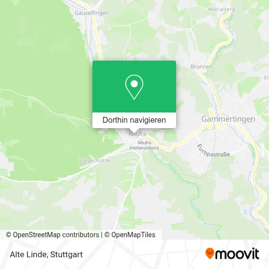 Alte Linde Karte