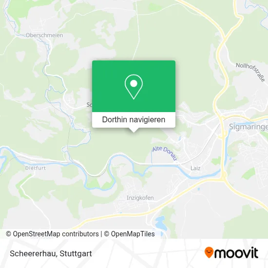 Scheererhau Karte