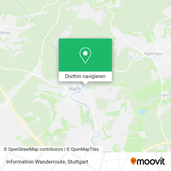 Information Wanderroute Karte