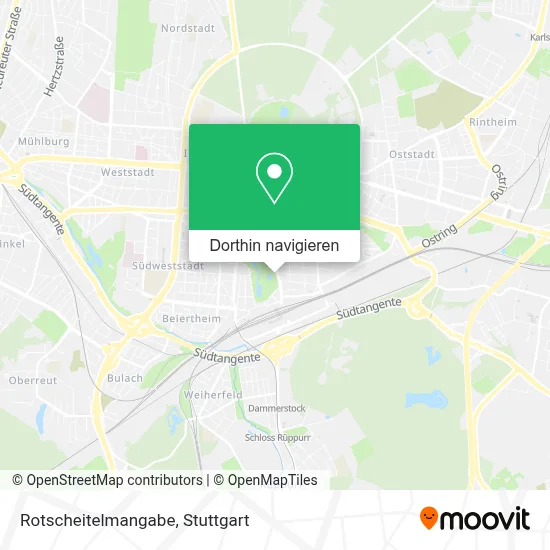 Rotscheitelmangabe Karte